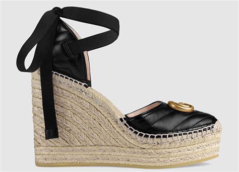 zeppe gucci bianche|Zeppe Donna Espadrilles Bianche Nere Beige N 37.